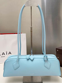 Alaia original lambskin le teckel medium bag AL0024 light blue