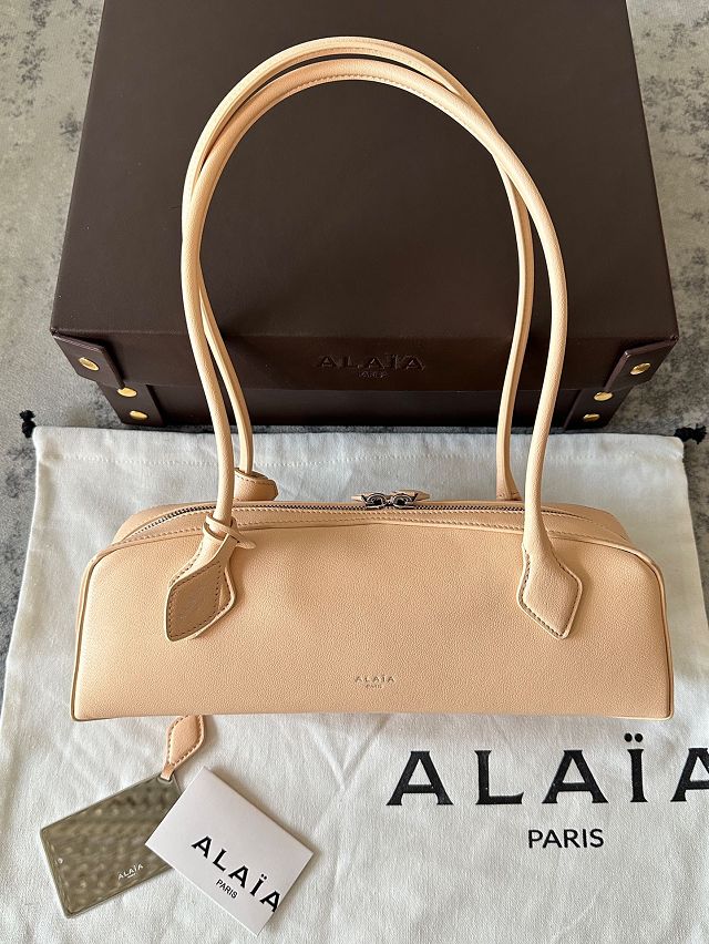 Alaia original lambskin le teckel small bag AL0023 apricot