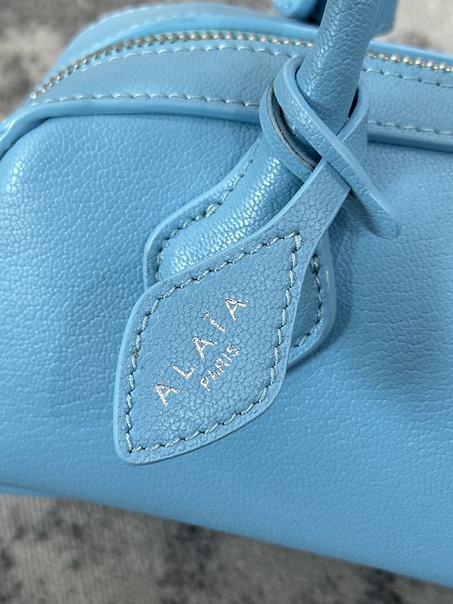 Alaia original lambskin le teckel small bag AL0023 blue