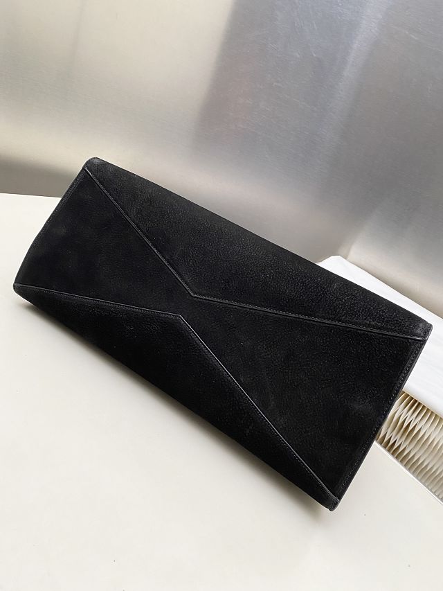 Alaia original nubuck calfskin teckel large tote bag AL0013 black