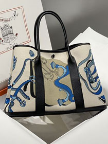 Hermes original canvas large garden party 36 bag HG0038 black
