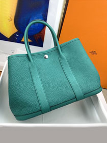Hermes original negonda leather medium garden party 30 bag HG0030 vert verone