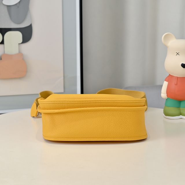 Hermes original togo leather evelyne pm shoulder bag E29 amber