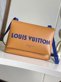 Louis vuitton original calfskin shopper shoulder bag M12988 orange