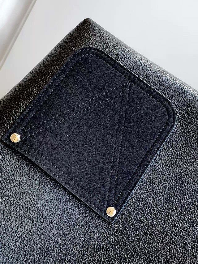 Louis vuitton original calfskin reversible verso hobo bag M27022 black