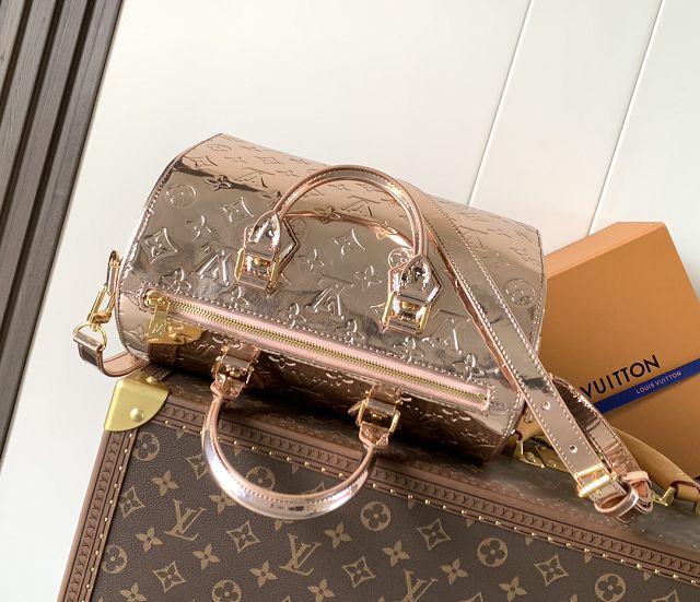 Louis vuitton original epi leather speedy 25 M26497 rose gold