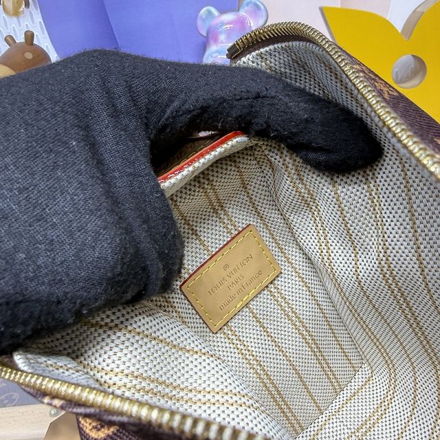 Louis vuitton original monogram canvas side trunk mm M27516 brown