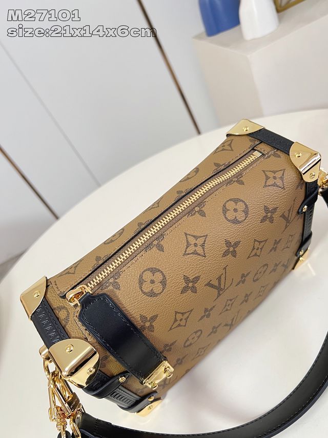 Louis vuitton original monogram reverse side trunk mm M27101 