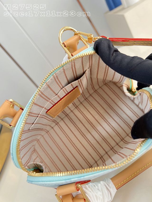 Louis vuitton original monogram canvas alma BB M27526 blue