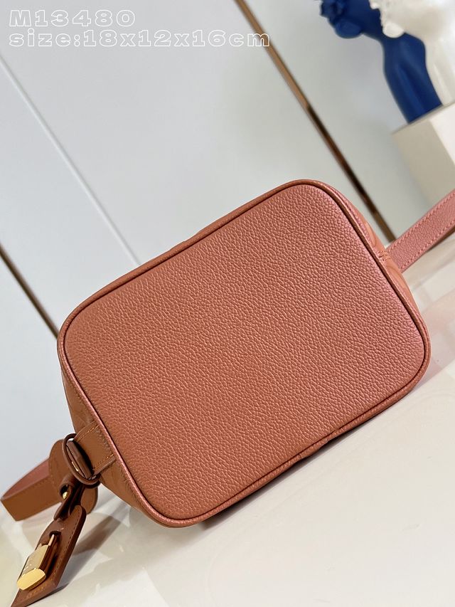 Louis vuitton original calfskin all in BB handbag M28820 tan