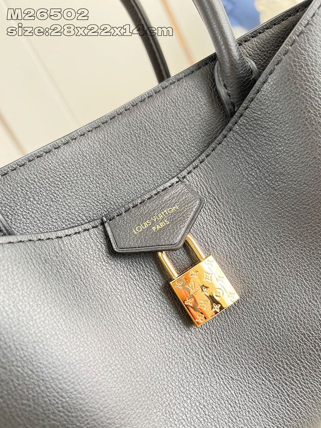 Louis vuitton original calfskin vendome pm handbag M26502 black