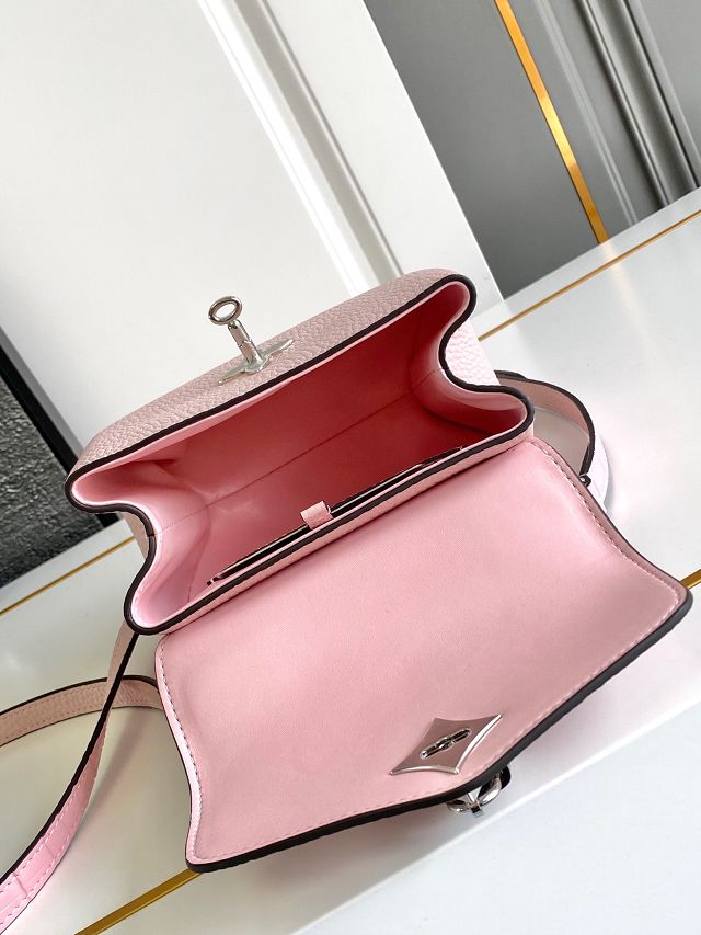 Louis vuitton original calfskin rose des vents mini handbag m86011 pink