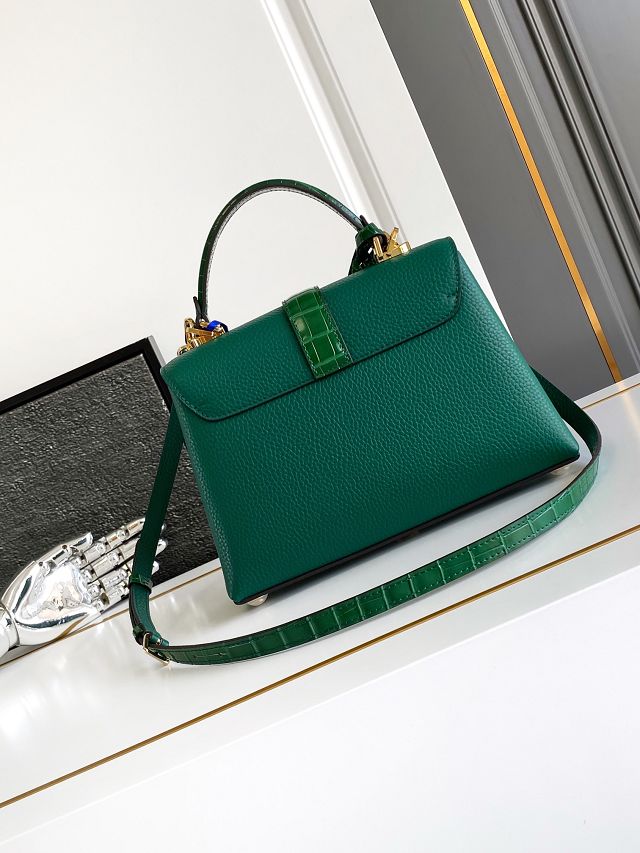 Louis vuitton original calfskin rose des vents pm handbag m86012 green