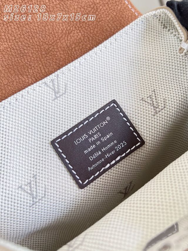 Louis vuitton original suede nano steamer M26128 tan