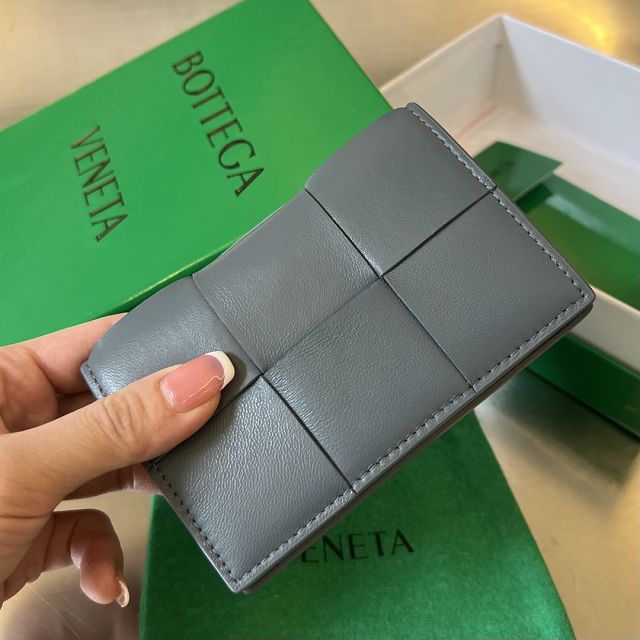 BV original lambskin cassette business card case 651396 