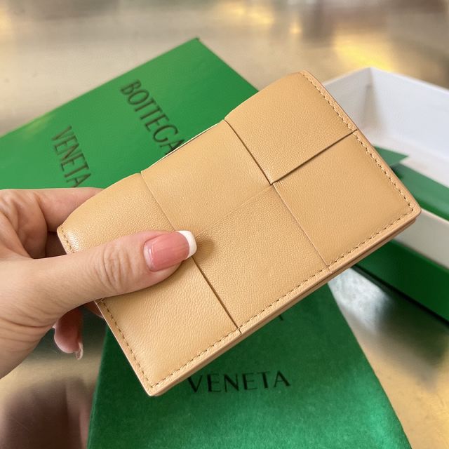 BV original lambskin cassette business card case 651396 