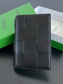 BV original lambskin cassette passport 777046 