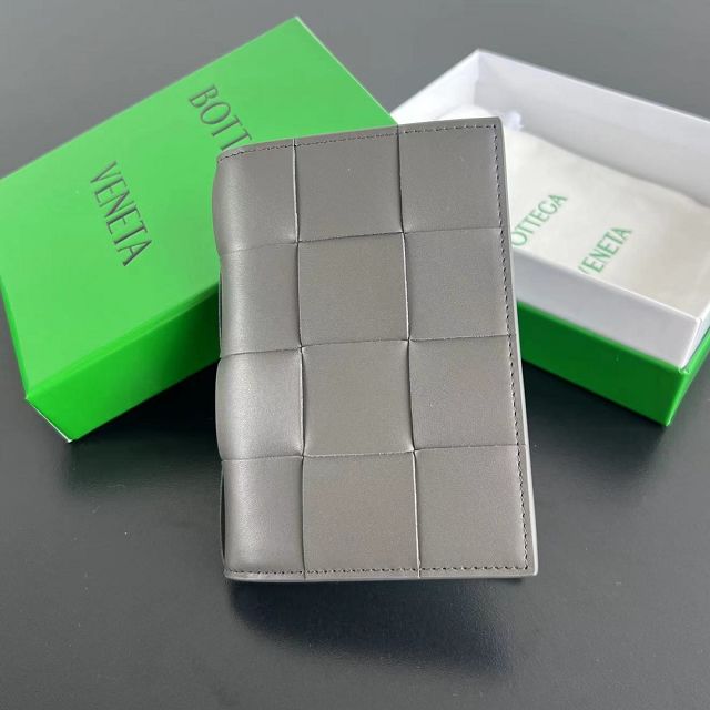 BV original lambskin cassette passport 777046 
