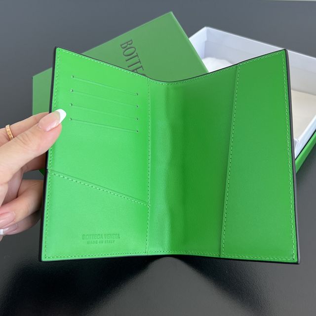 BV original lambskin cassette passport 777046 