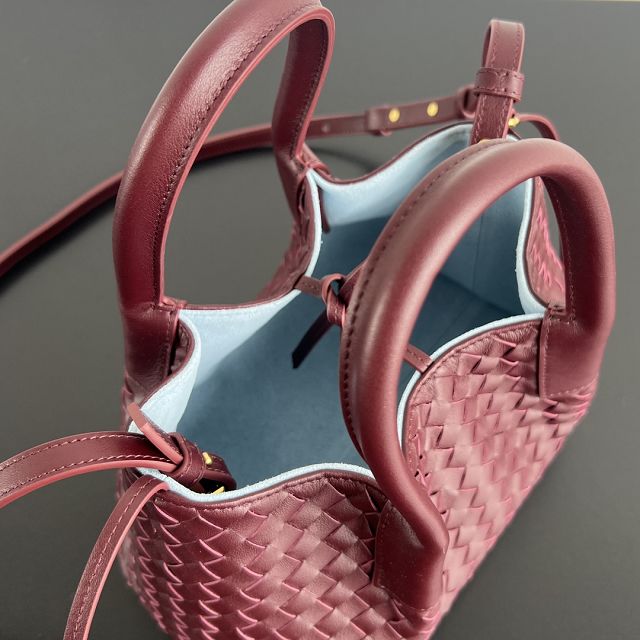 BV original calfskin small pinacoteca tote bag 819004 barolo