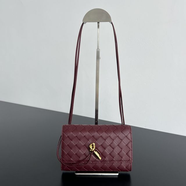 BV original lambskin andiamo pouch on strap 836940 