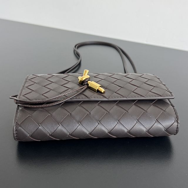 BV original lambskin andiamo pouch on strap 836940 