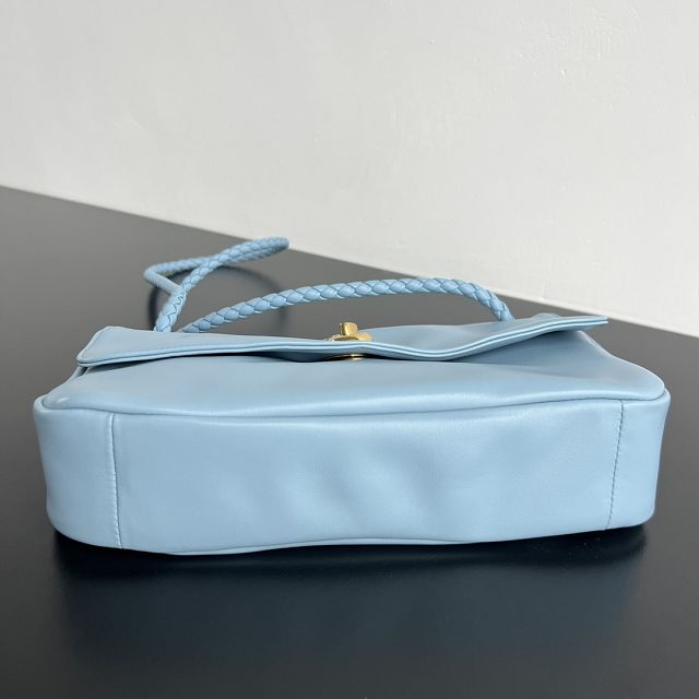 BV original lambskin madison shoulder bag 836296 light blue
