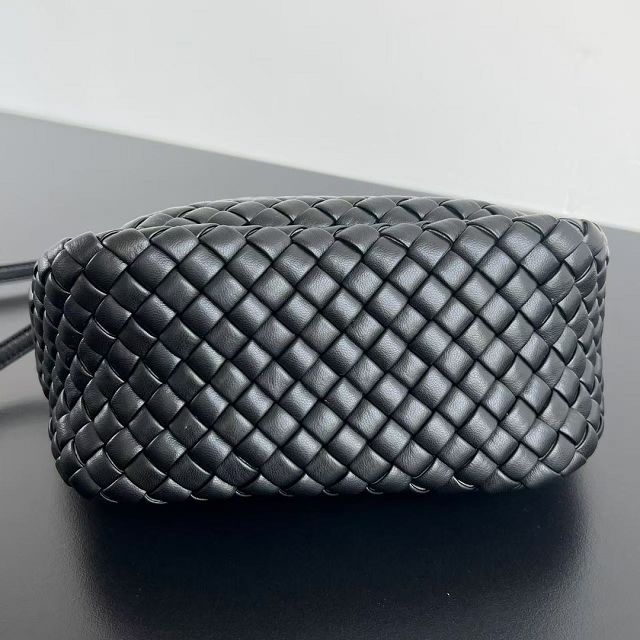 BV original lambskin small cobble top handle bag 805739 black