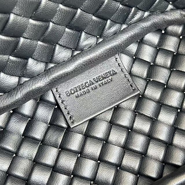 BV original lambskin small cobble top handle bag 805739 black