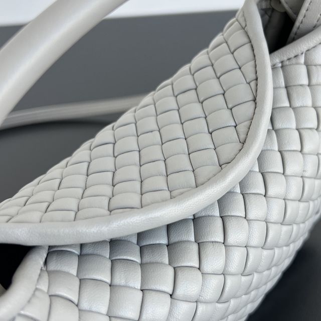 BV original lambskin small cobble top handle bag 805739 sterling