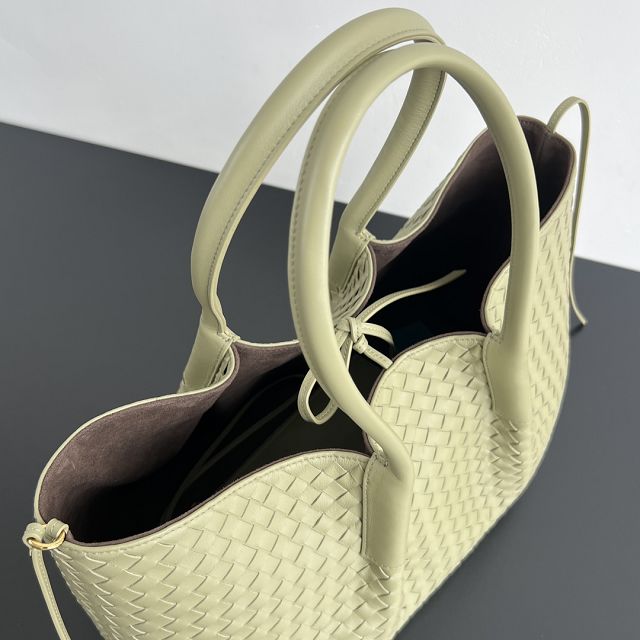 BV original calfskin large pinacoteca tote bag 817166 travertine