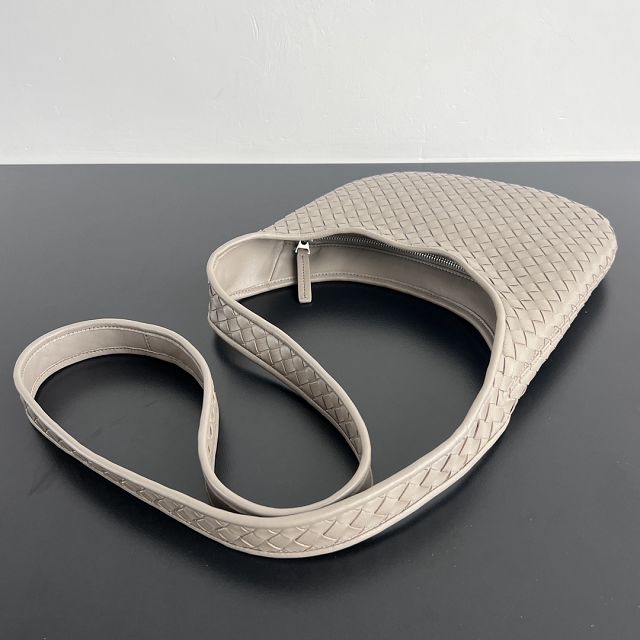 BV original lambskin small veneto cross-body bag 836918 limestone