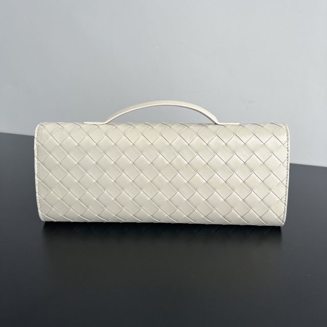 BV original lambskin andiamo long clutch 741511 sea salt