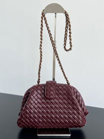 BV original lambskin small lauren 1980 clutch 804038 barolo