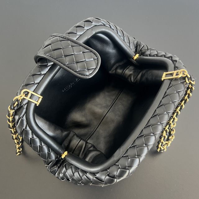 BV original lambskin small lauren 1980 clutch 804038 black