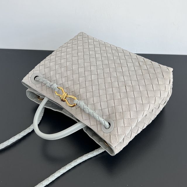 BV original suede small andiamo 743568 agate grey