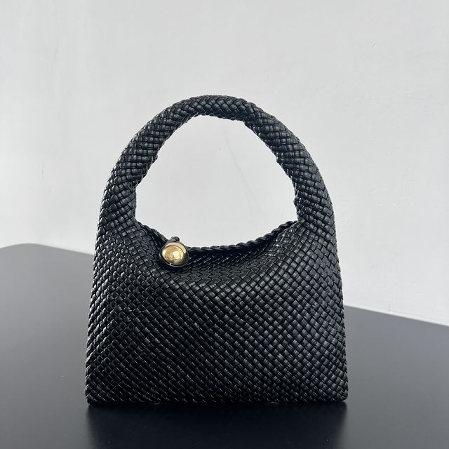 BV original calfskin tosca baci hobo bag 826196 black