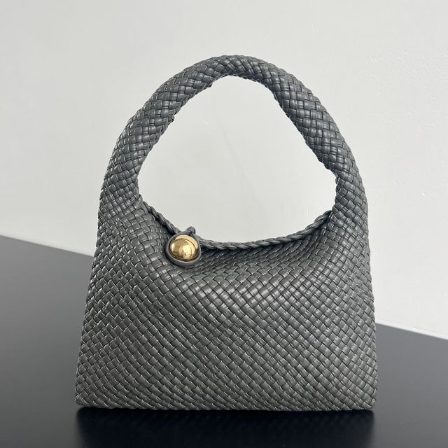 BV original calfskin tosca baci hobo bag 826196 graphite