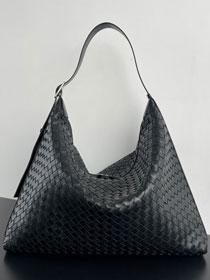 BV original deerskin traveller hobo bag 806976 black