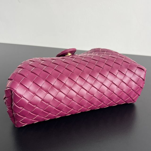 BV original lambskin medium lauren 1980 clutch 785807 cinnabar