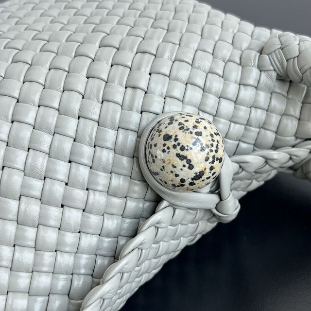 BV original calfskin medium tosca shoulder bag 716974 agate grey