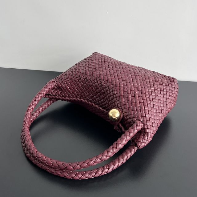 BV original calfskin medium tosca shoulder bag 716974 barolo