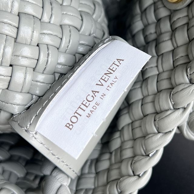 BV original calfskin small tosca shoulder bag 776755 agate grey