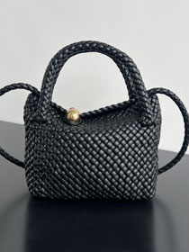 BV original calfskin small tosca shoulder bag 776755 black