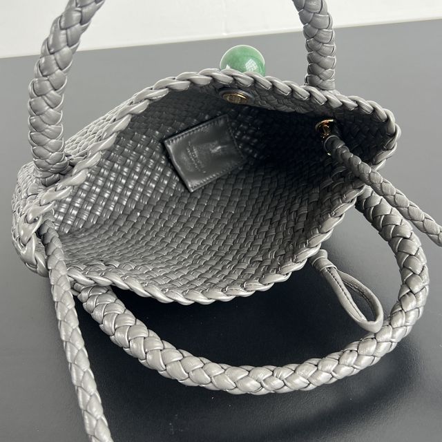 BV original calfskin small tosca shoulder bag 776755 grey