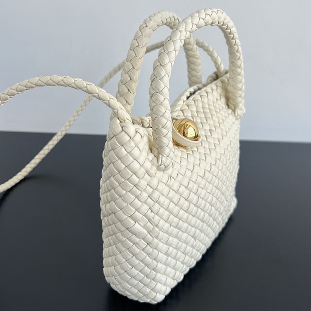 BV original calfskin small tosca shoulder bag 776755 ivory 