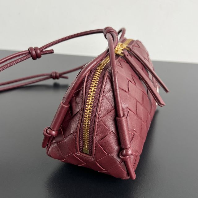 BV original lambskin concert pouch 794258 barolo