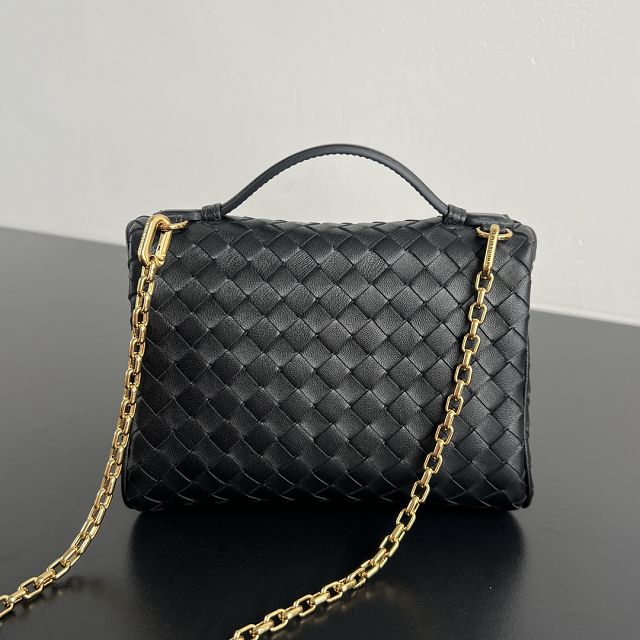 BV original lambskin small soft vanity case 843800 black