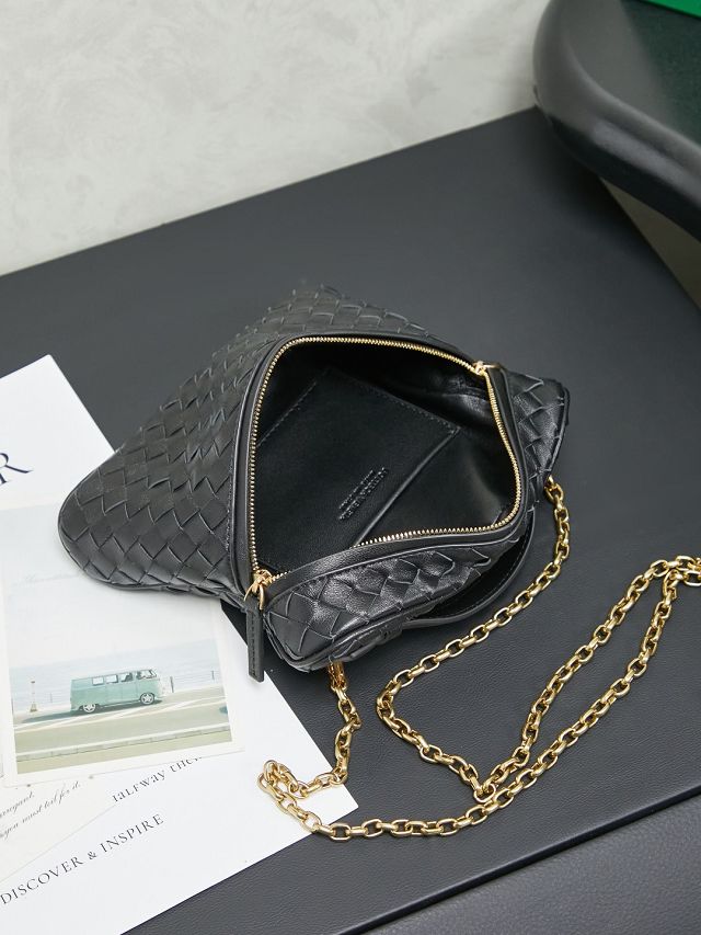 BV original lambskin small soft vanity case 843800 black