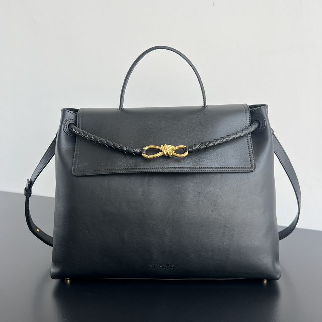 BV original calfskin large ciao ciao bag 826195 black